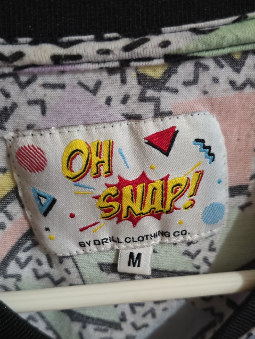 Retro Pattern Tee - Pastel Multi - Picture 3 of 7